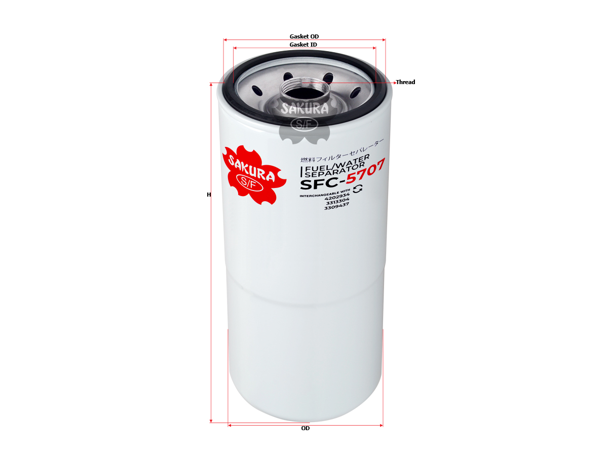 SFC-5707 FUEL/WATER SEPARATOR